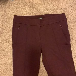 Loft maroon skinny pants